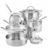 KitchenAid Non-Electrics KitchenAid Stainless Steel 3-Ply Cookware Set | 11-Piece