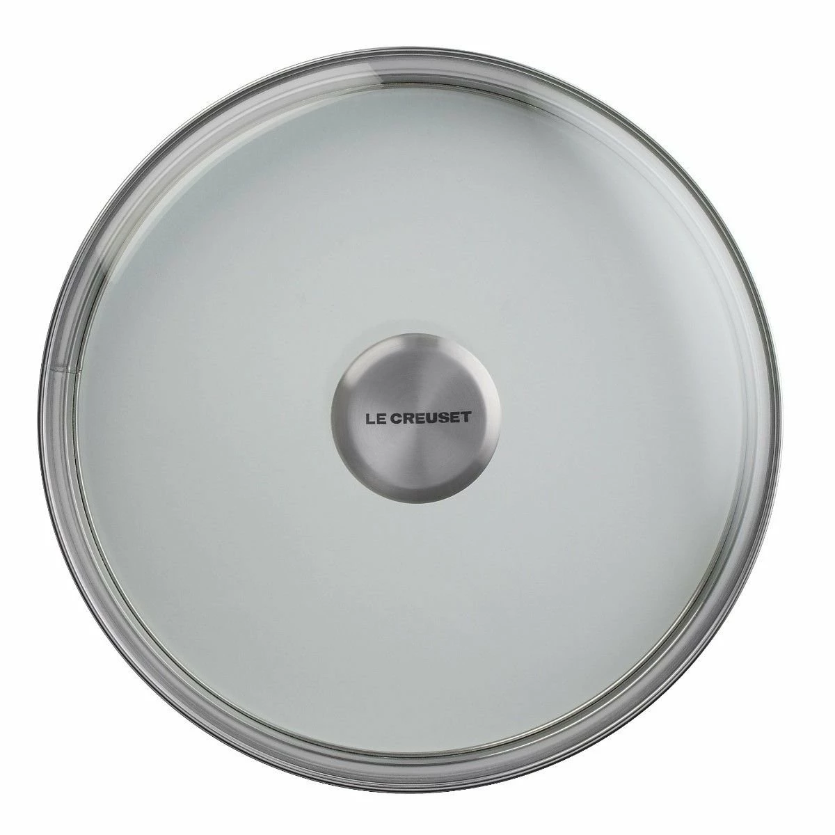 Le Creuset 8" Glass Lid With Stainless Steel Knob 1 Le Creuset 8" Glass Lid With Stainless Steel Knob