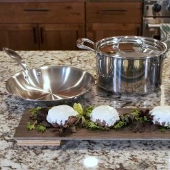 Heritage Steel Cookware Stainless Steel Cookware Set | 5-Piece -Cookware Sets Sales 2023 hammerstahl gg 5