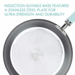 Rachael Ray 11-Piece Hard Anodized Cookware Set | Light Blue 14 Rachael Ray 11-Piece Hard Anodized Cookware Set | Light Blue -Cookware Sets Sales 2023 hardblue3