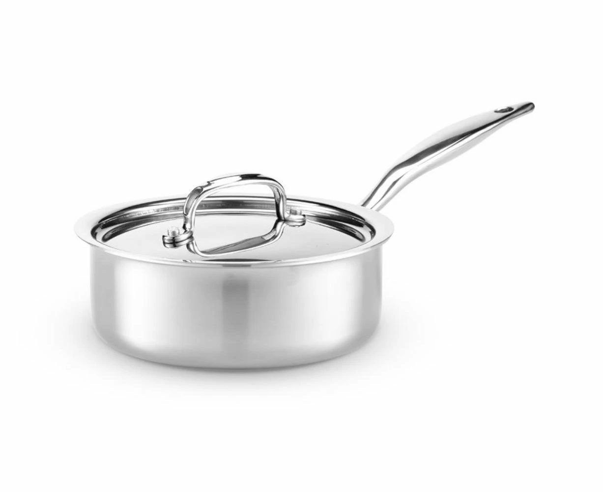 Heritage Steel Cookware Stainless Steel Saucepan With Lid | 2 Qt. 2 Heritage Steel Cookware Stainless Steel Saucepan With Lid | 2 Qt. - Image 2