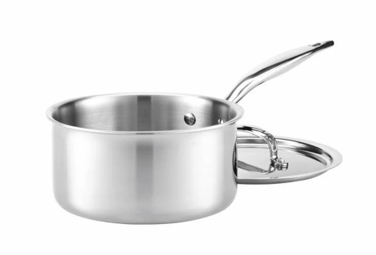 Heritage Steel Cookware Stainless Steel Saucepan With Cover | 3 Qt.