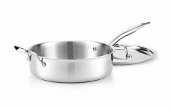 Heritage Steel Cookware Stainless Steel Cookware Set | 5-Piece -Cookware Sets Sales 2023 hsc 14311 4qt deepsautepan lidoffwshad 0216