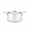 Heritage Steel Cookware Stainless Steel Sauce Pot With Lid | 4 Qt.