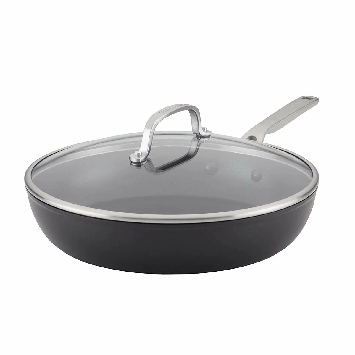 KitchenAid Non-Electrics KitchenAid 12.25" Hard Anodized Induction Fry Pan/Skillet With Lid | Nonstick 1 KitchenAid Non-Electrics KitchenAid 12.25" Hard Anodized Induction Fry Pan/Skillet With Lid | Nonstick