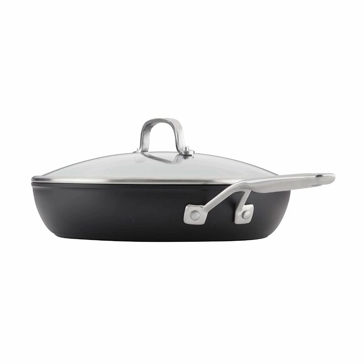 KitchenAid Non-Electrics KitchenAid 12.25" Hard Anodized Induction Fry Pan/Skillet With Lid | Nonstick 3 KitchenAid Non-Electrics KitchenAid 12.25" Hard Anodized Induction Fry Pan/Skillet With Lid | Nonstick - Image 3