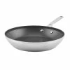 KitchenAid Non-Electrics KitchenAid 12" Stainless Steel 3-Ply Fry Pan | Nonstick
