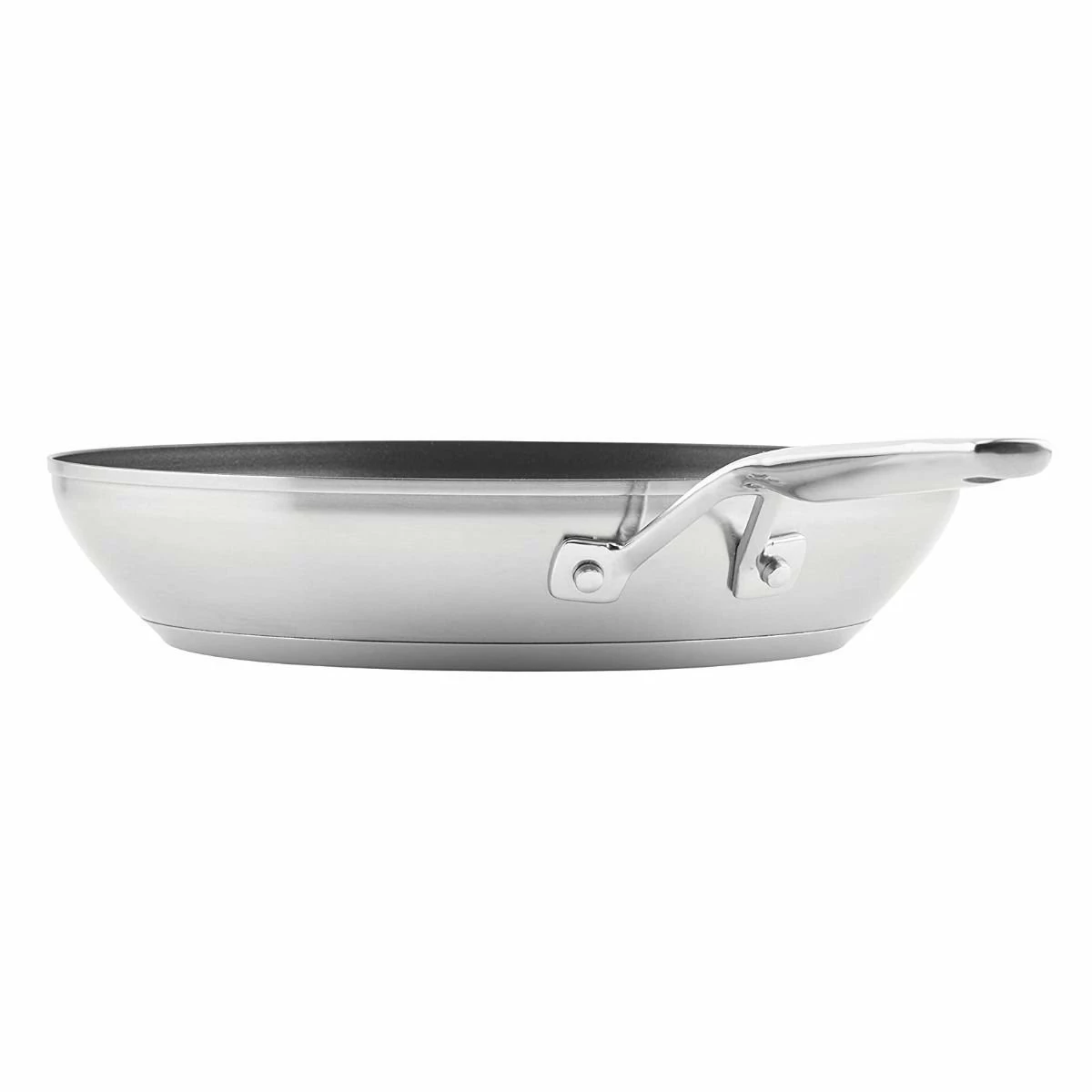 KitchenAid Non-Electrics KitchenAid 12" Stainless Steel 3-Ply Fry Pan | Nonstick 3 KitchenAid Non-Electrics KitchenAid 12" Stainless Steel 3-Ply Fry Pan | Nonstick - Image 3