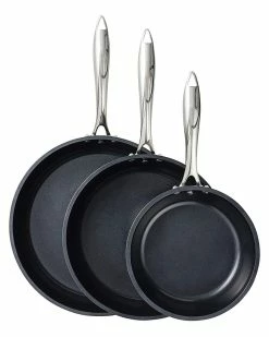 Kyocera Ceramic Non-Stick 3pc Fry Pan Set - 8", 10" & 12"