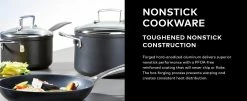 Le Creuset 12.5" Nonstick Deep Fry Pan | Stainless Steel -Cookware Sets Sales 2023 le creuset nonstick image 1