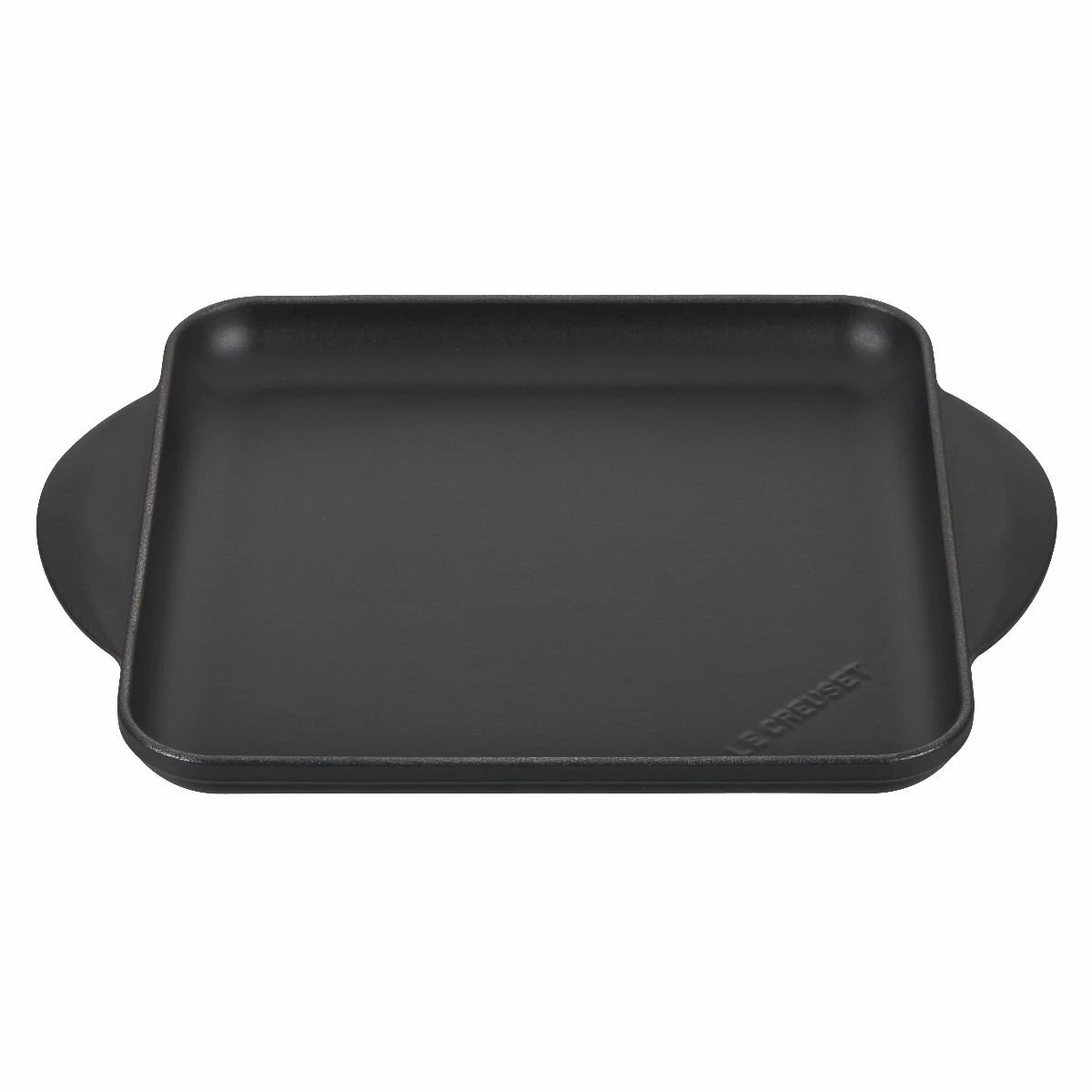 Le Creuset 9.5" Square Signature Enameled Cast Iron Griddle Pan | Licorice 1 Le Creuset 9.5" Square Signature Enameled Cast Iron Griddle Pan | Licorice
