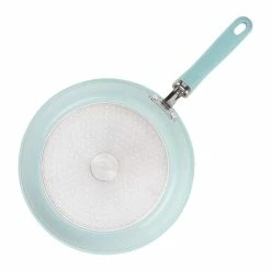 Rachael Ray 13-Piece Enameled Cookware Set | Light Blue Shimmer -Cookware Sets Sales 2023 lightbluecook5
