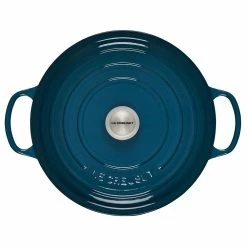 Le Creuset 7.25 Qt. Round Signature Dutch Oven With Stainless Steel Knob | Deep Teal -Cookware Sets Sales 2023 ls2501 287dss 3
