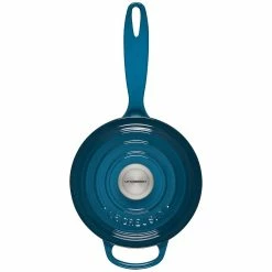 Le Creuset 1.75 Qt. Signature Enameled Cast Iron Saucepan With Stainless Steel Knob | Deep Teal -Cookware Sets Sales 2023 ls2518 167dss 3
