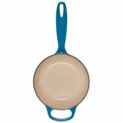 Le Creuset 1.75 Qt. Signature Enameled Cast Iron Saucepan With Stainless Steel Knob | Deep Teal -Cookware Sets Sales 2023 ls2518 167dss 4