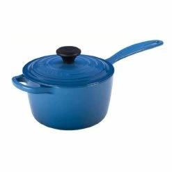 Le Creuset 10-Piece Signature Cookware Set With Stainless Steel Knobs | Marseille Blue -Cookware Sets Sales 2023 marseille sp