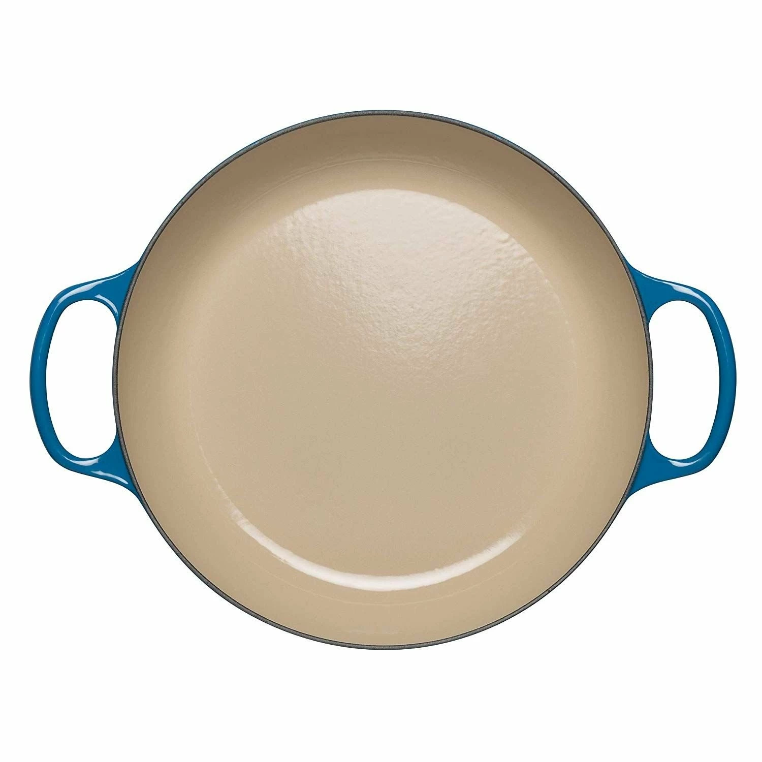 Le Creuset 2.25 Qt. Signature Enameled Cast Iron Braiser With Stainless Steel Knob | Marseille Blue 2 Le Creuset 2.25 Qt. Signature Enameled Cast Iron Braiser With Stainless Steel Knob | Marseille Blue - Image 2