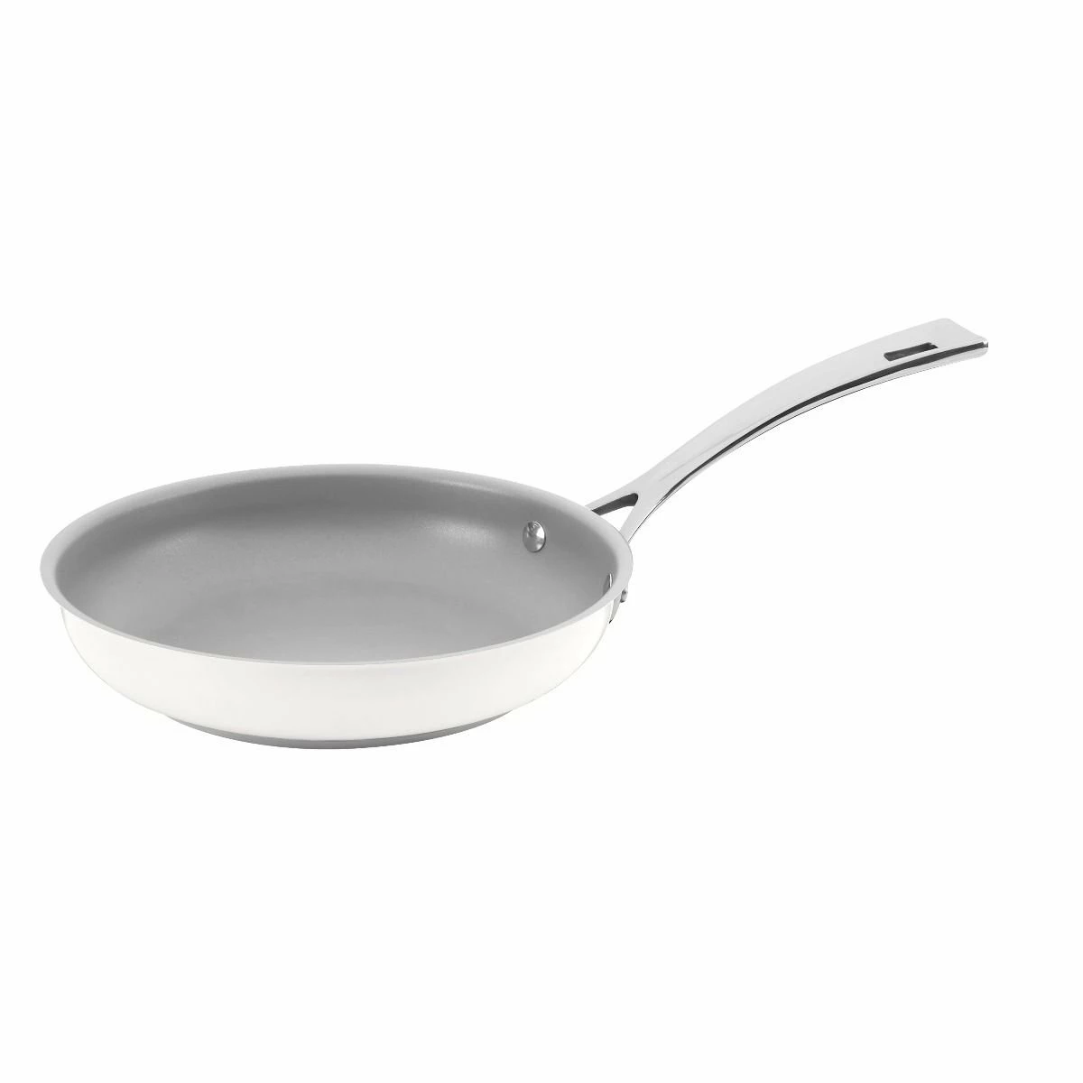 Cuisinart Matte White Non-Stick Stainless Steel Skillet | 8" 1 Cuisinart Matte White Non-Stick Stainless Steel Skillet | 8"