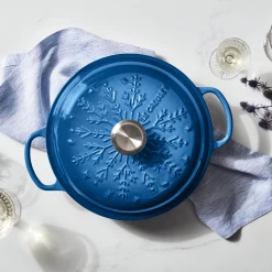 Le Creuset 2.25 Qt. Signature Braiser With Stainless Steel Knob | Noel (Marseille Blue) 12 Le Creuset 2.25 Qt. Signature Braiser With Stainless Steel Knob | Noel (Marseille Blue) -Cookware Sets Sales 2023 noel1