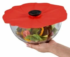 Charles Viancin Poppy Silicone Lid - Large 11" -Cookware Sets Sales 2023 poppy lid storing