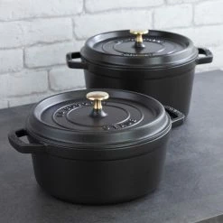 Staub 5 Qt Tall Cocotte | Black -Cookware Sets Sales 2023 qkd9aoe8