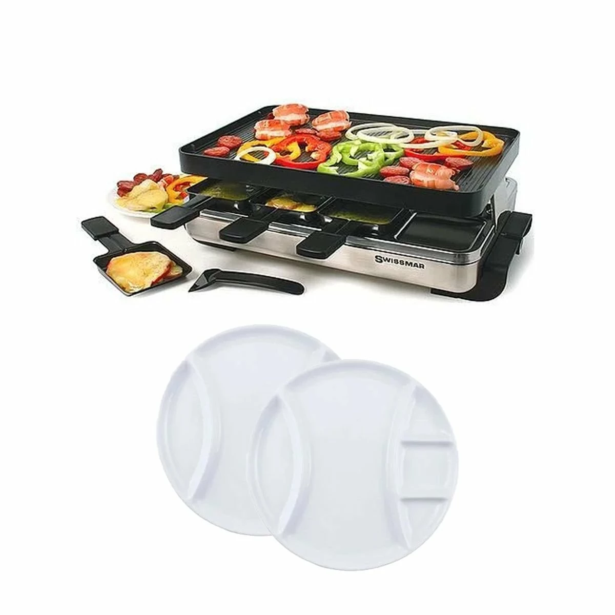 Swissmar Raclette Entertaining Set For 8 1 Swissmar Raclette Entertaining Set For 8