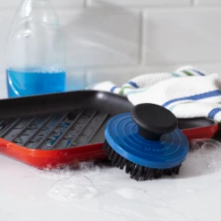 Le Creuset 9.5" Square Signature Enameled Cast Iron Grill Pan | Cerise/Cherry Red -Cookware Sets Sales 2023 red 2