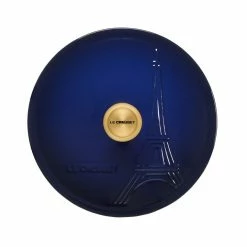 Le Creuset 2.5Qt Signature Cocotte Eiffel Tower Collection | Indigo Blue -Cookware Sets Sales 2023 rs10257 eiffel rdo indigo lid scr