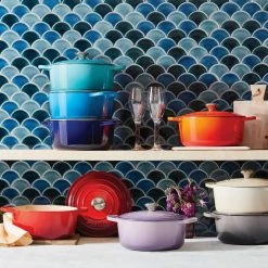 Le Creuset 5.5 Qt. Round Signature Cast Iron Dutch Oven With Stainless Steel Knob | Caribbean Blue 12 Le Creuset 5.5 Qt. Round Signature Cast Iron Dutch Oven With Stainless Steel Knob | Caribbean Blue -Cookware Sets Sales 2023 rs11049 lca q1 rainbowrdo ret 2