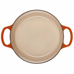 Le Creuset 3.5 Qt. Round Signature Dutch Oven With Stainless Steel Knob | Flame Orange -Cookware Sets Sales 2023 rs11162 ls2501 222ss inside