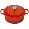 Le Creuset 4.5 Qt. Round Signature Dutch Oven With Stainless Steel Knob | Flame Orange