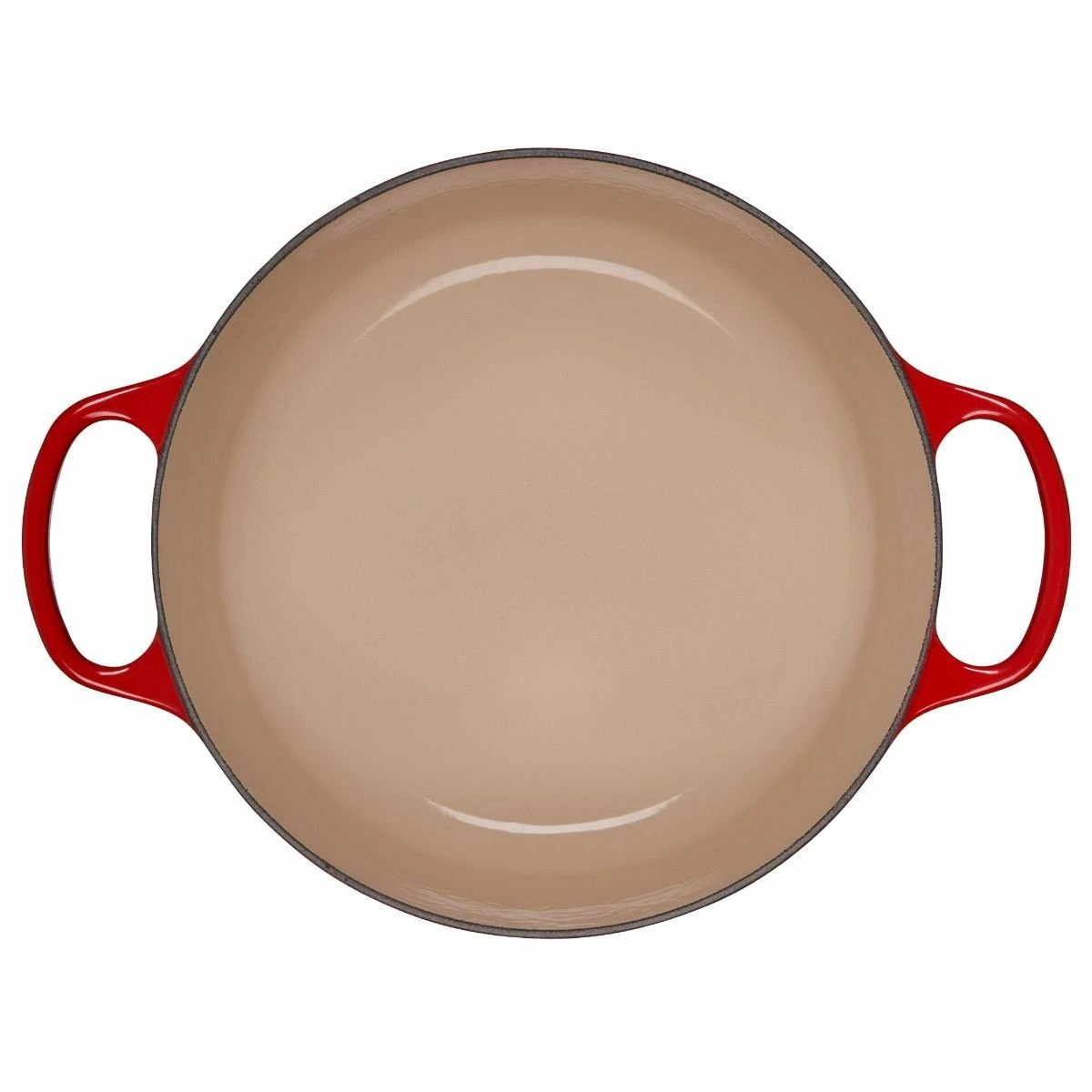 Le Creuset 4.5 Qt. Round Signature Dutch Oven With Stainless Steel Knob | Cerise/Cherry Red 4 Le Creuset 4.5 Qt. Round Signature Dutch Oven With Stainless Steel Knob | Cerise/Cherry Red - Image 4