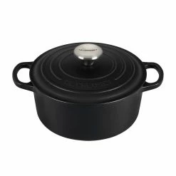 Le Creuset 3.5 Qt. Round Signature Dutch Oven With Stainless Steel Knob | Licorice