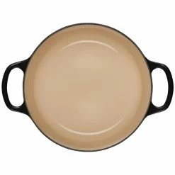 Le Creuset 3.5 Qt. Round Signature Dutch Oven With Stainless Steel Knob | Licorice -Cookware Sets Sales 2023 rs11438 ls2501 2220ss inside lpr