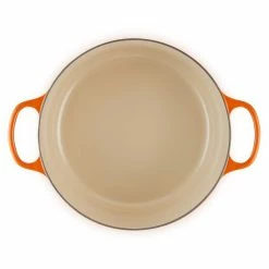 Le Creuset 7.25 Qt. Round Signature Dutch Oven With Stainless Steel Knob | Flame Orange -Cookware Sets Sales 2023 rs11937 lc 20200311 fr ps os 21177300902430 005a