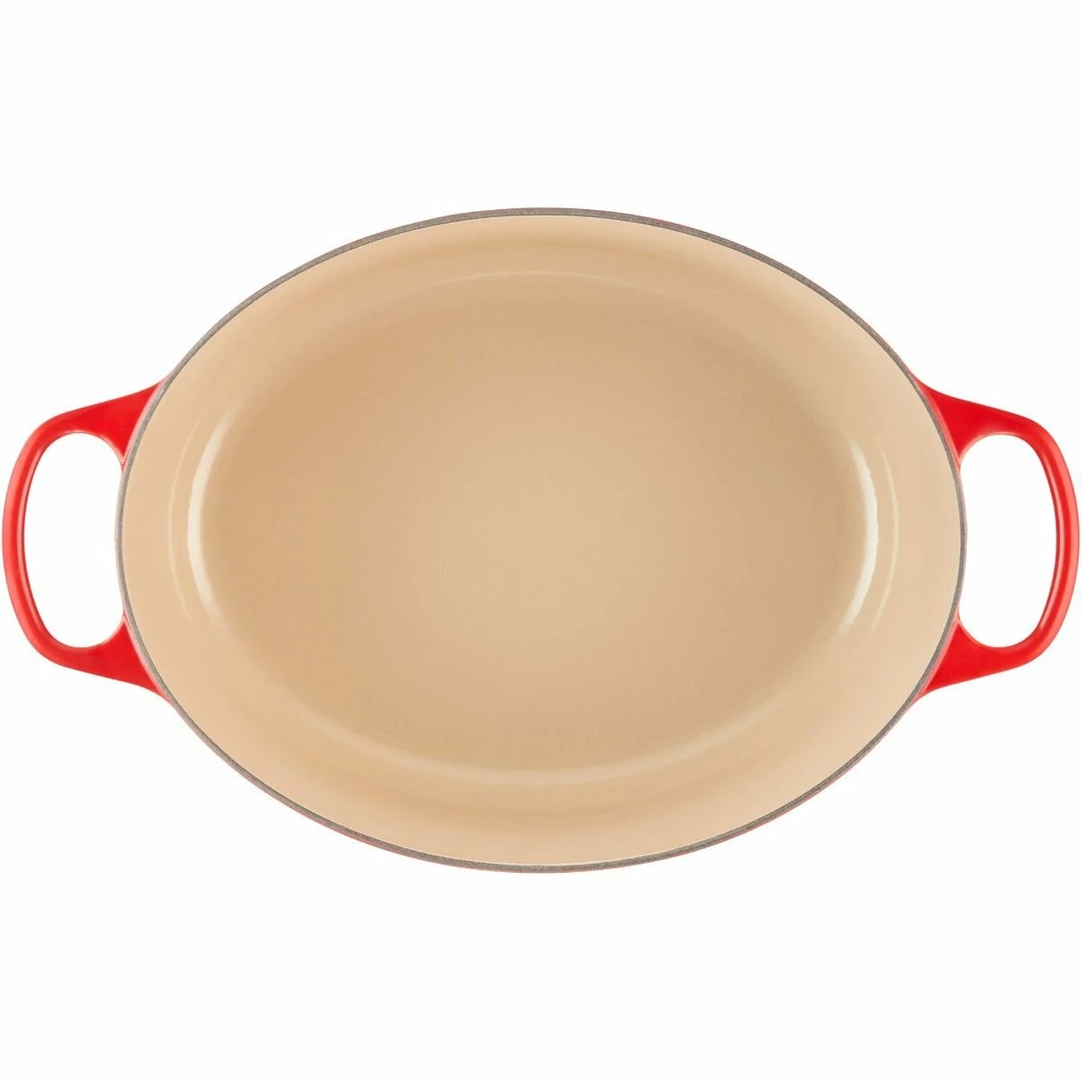 Le Creuset 9.5 Qt. Oval Signature Dutch Oven With Stainless Steel Knob | Cerise/Cherry Red 4 Le Creuset 9.5 Qt. Oval Signature Dutch Oven With Stainless Steel Knob | Cerise/Cherry Red - Image 4