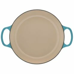 Le Creuset 3.5 Qt. Signature Enameled Cast Iron Braiser With Stainless Steel Knob | Caribbean Blue -Cookware Sets Sales 2023 rs12366 ls2532 3017ss 4