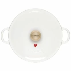 Le Creuset L'Amour 2.75 Qt. Enameled Cast Iron Soup Pot With Gold Knob & Heart Applique | White 10 Le Creuset L'Amour 2.75 Qt. Enameled Cast Iron Soup Pot With Gold Knob & Heart Applique | White -Cookware Sets Sales 2023 rs13474 l2574 2216hlg 3