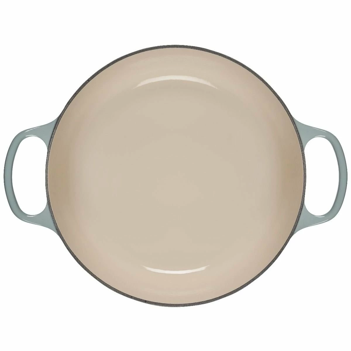 Le Creuset 7.25 Qt. Round Signature Dutch Oven With Stainless Steel Knob | Sea Salt 4 Le Creuset 7.25 Qt. Round Signature Dutch Oven With Stainless Steel Knob | Sea Salt - Image 4