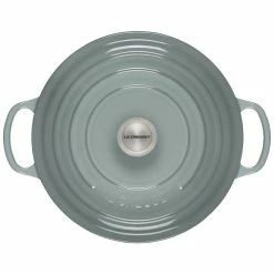 Le Creuset 9 Qt. Round Signature Dutch Oven With Stainless Steel Knob | Sea Salt -Cookware Sets Sales 2023 rs17069 ls2501 30717ss 3