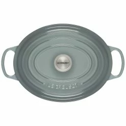 Le Creuset 6.75 Qt. Oval Signature Dutch Oven With Stainless Steel Knob | Sea Salt -Cookware Sets Sales 2023 rs17073 ls2502 31717ss 3