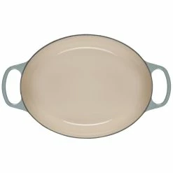 Le Creuset 6.75 Qt. Oval Signature Dutch Oven With Stainless Steel Knob | Sea Salt -Cookware Sets Sales 2023 rs17074 ls2502 31717ss 4