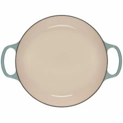 Le Creuset 3.5 Qt. Signature Enameled Cast Iron Braiser With Stainless Steel Knob | Sea Salt -Cookware Sets Sales 2023 rs17081 ls2532 30717ss 4 lpr
