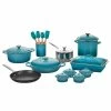 Le Creuset 20-Piece Mixed Material Cookware Set| Caribbean Blue