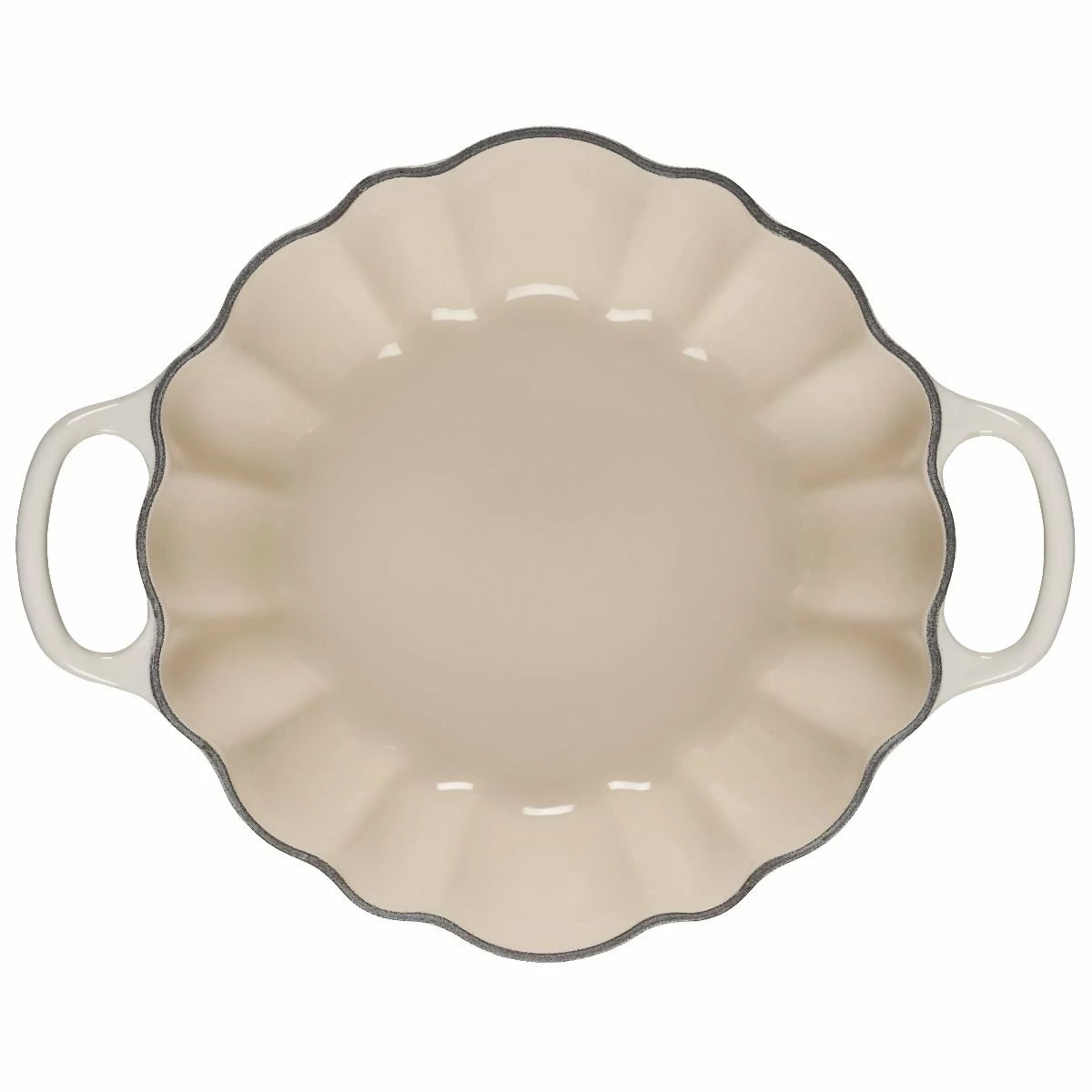 Le Creuset 4 Qt. Pumpkin Cocotte | Meringue 3 Le Creuset 4 Qt. Pumpkin Cocotte | Meringue - Image 3