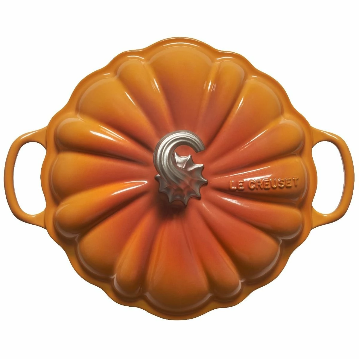 Le Creuset 4 Qt. Pumpkin Cocotte | Persimmon 4 Le Creuset 4 Qt. Pumpkin Cocotte | Persimmon - Image 4