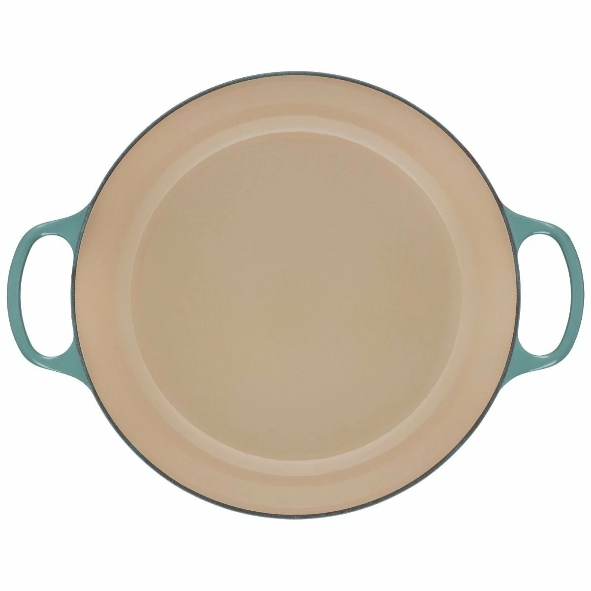 Le Creuset 5 Qt. Signature Enameled Cast Iron Braiser With Stainless Steel Knob | Sea Salt 4 Le Creuset 5 Qt. Signature Enameled Cast Iron Braiser With Stainless Steel Knob | Sea Salt - Image 4