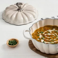 Le Creuset 4 Qt. Pumpkin Cocotte | Meringue 13 Le Creuset 4 Qt. Pumpkin Cocotte | Meringue -Cookware Sets Sales 2023 rs17488 cajun pumpkin soup 1