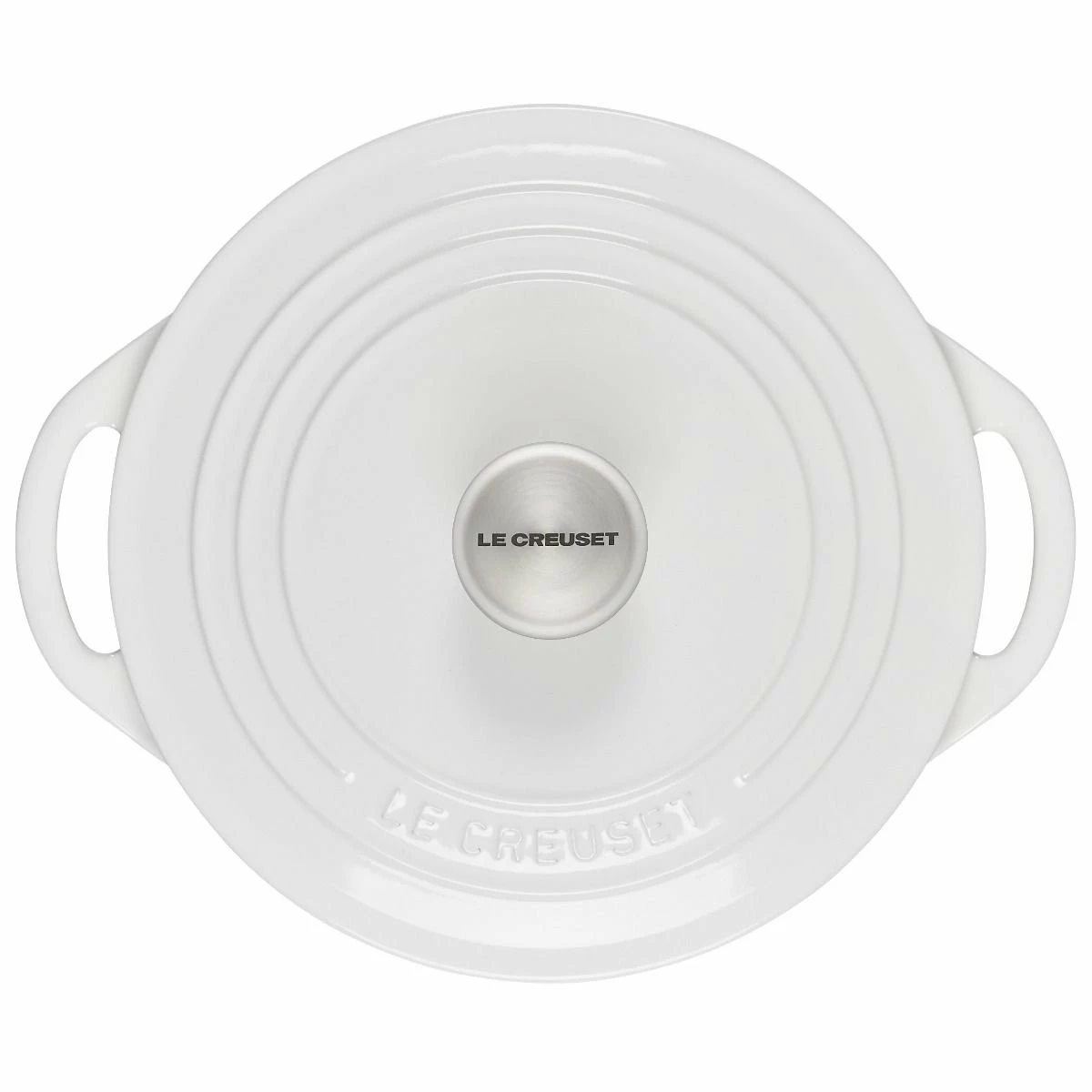 Le Creuset 2.75 Qt. Shallow Round Dutch Oven | White 3 Le Creuset 2.75 Qt. Shallow Round Dutch Oven | White - Image 3