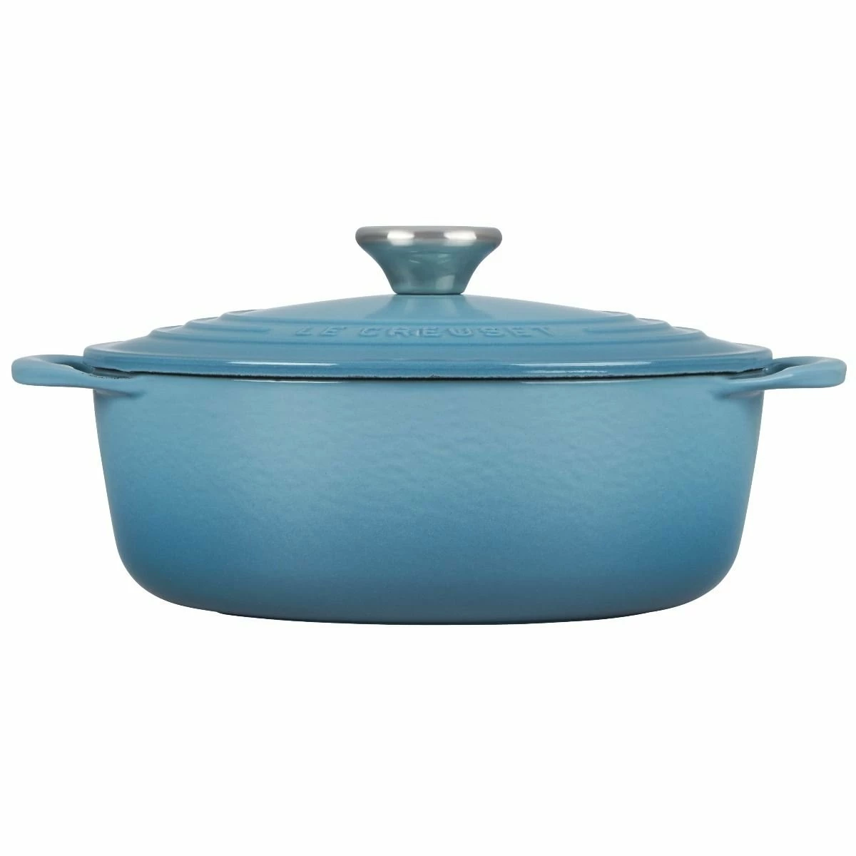 Le Creuset 2.75 Qt. Shallow Round Dutch Oven | Caribbean 2 Le Creuset 2.75 Qt. Shallow Round Dutch Oven | Caribbean - Image 2